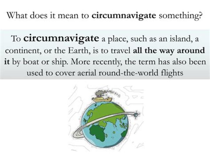 What does circumnavigate mean